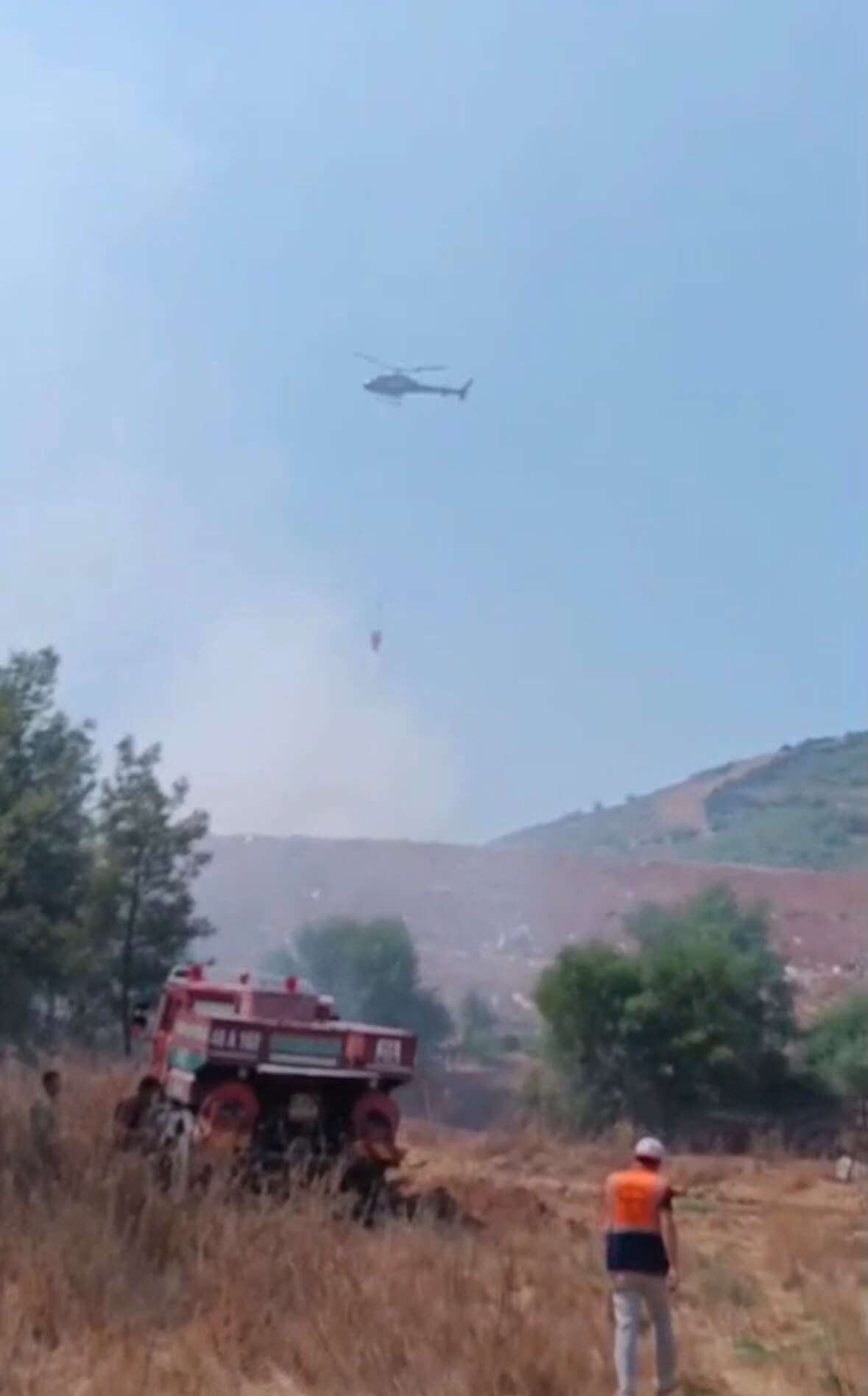 Muğla'da Çöp Depolama Alanında Çıkan Yangın Ormana Sıçradı 1